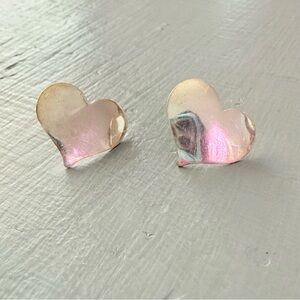925 Sterling Silver Heart Earrings